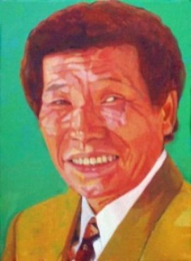 サタケ　2013制作　330mm×240mm キャンバスにアクリル絵具